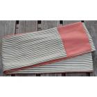 ポリ巻帯　縞(抹茶)　裏薄紅