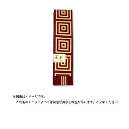 祭用品専門店 凧人 / 角帯 柄 三益 エンジ