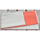 ポリの巻帯　縞(抹茶)　裏朱