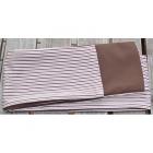 ポリの巻帯　縞(茶)　裏茶