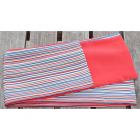 ポリの巻帯　多色縞　裏朱