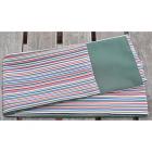 ポリの巻帯　多色縞　裏抹茶