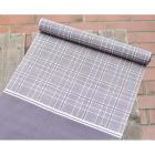 綿綾選　三尺帯　鳶紫　翁格子