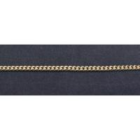 シルバー風鎖(プラチナメッキ)　平