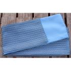 ポリの巻帯　小そろばん(納戸)　裏浅黄