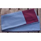 ポリの巻帯　小そろばん(納戸)　裏紫