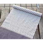 綿綾選　三尺帯　紫鳶　網目